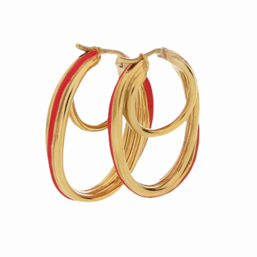 CELINE Red Earrings